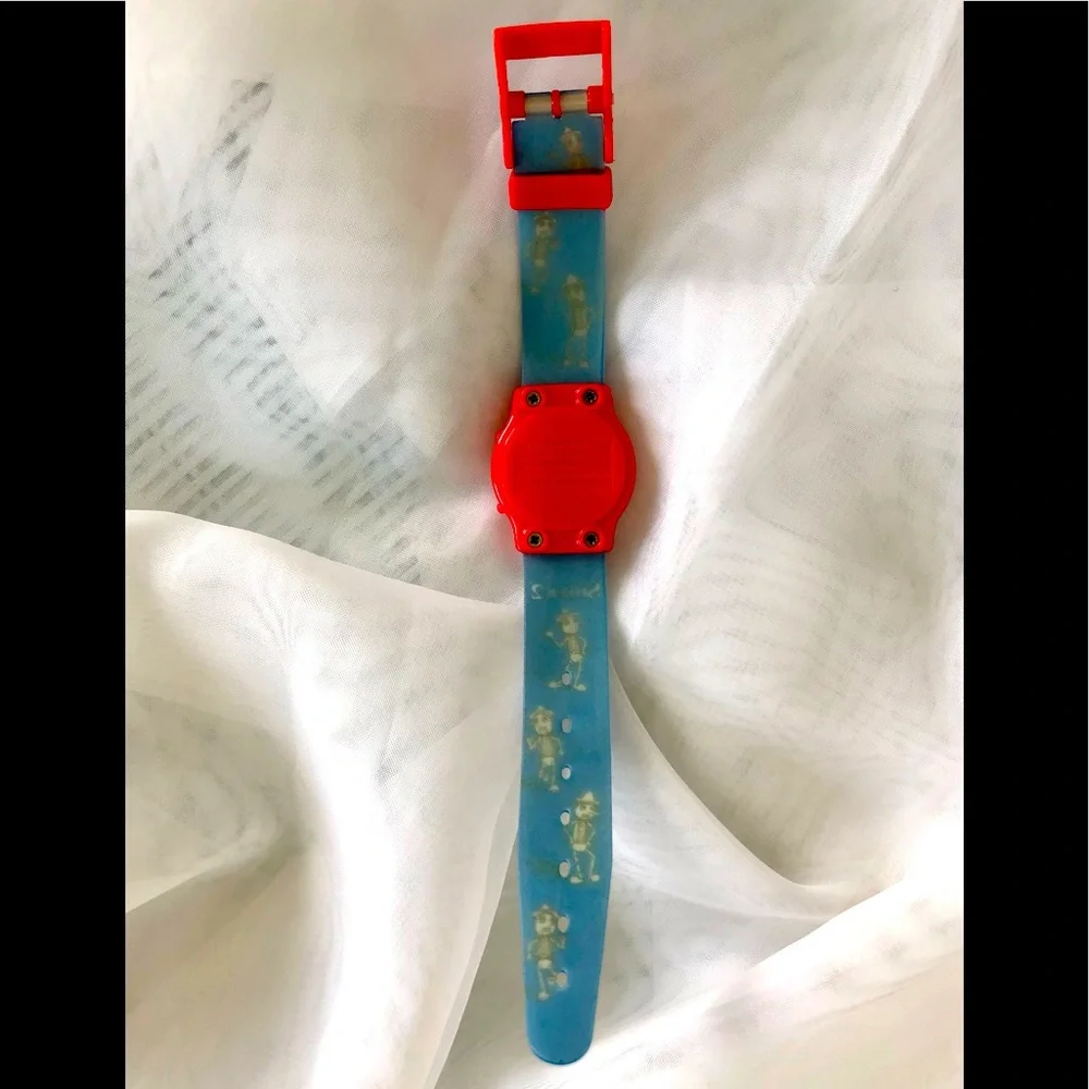 2003 Shrek 2 Red and blue watch by General Mills